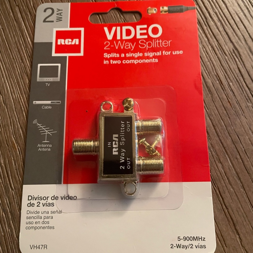 RCA Video 2-Way Splitter